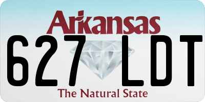 AR license plate 627LDT