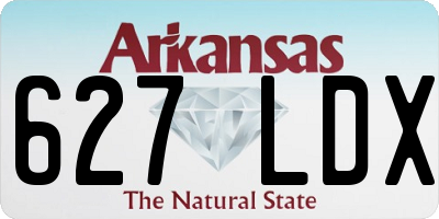AR license plate 627LDX