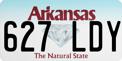 AR license plate 627LDY