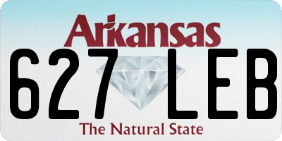 AR license plate 627LEB
