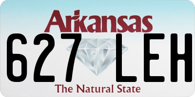 AR license plate 627LEH