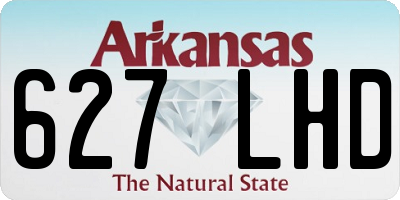 AR license plate 627LHD