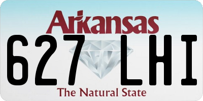 AR license plate 627LHI