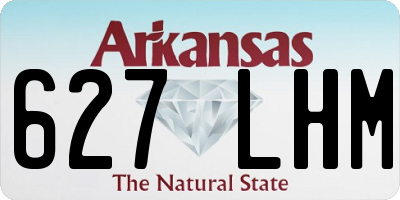 AR license plate 627LHM
