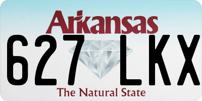 AR license plate 627LKX