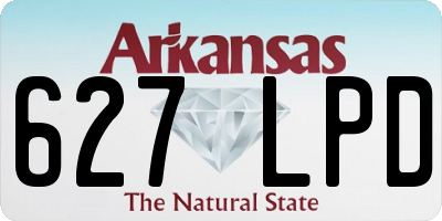 AR license plate 627LPD
