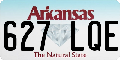 AR license plate 627LQE