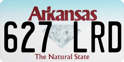AR license plate 627LRD