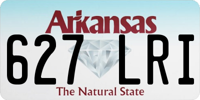 AR license plate 627LRI