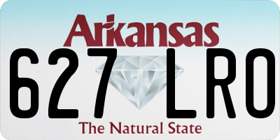 AR license plate 627LRO