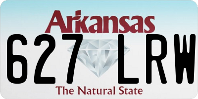 AR license plate 627LRW