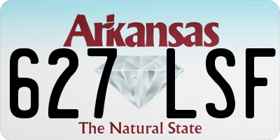 AR license plate 627LSF