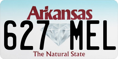 AR license plate 627MEL