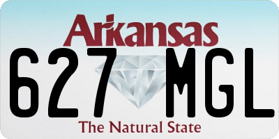 AR license plate 627MGL