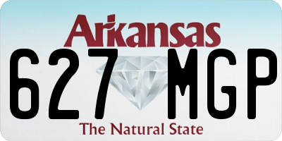 AR license plate 627MGP