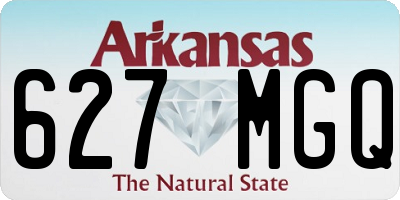 AR license plate 627MGQ