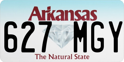AR license plate 627MGY