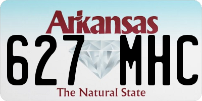 AR license plate 627MHC