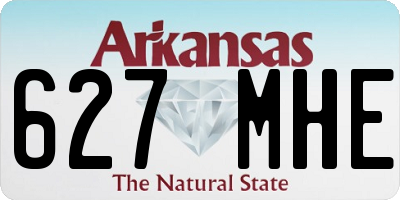 AR license plate 627MHE