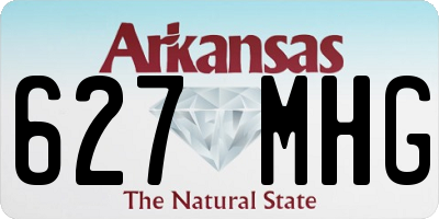 AR license plate 627MHG