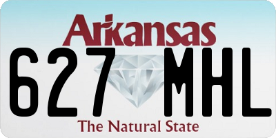 AR license plate 627MHL