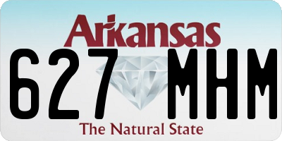 AR license plate 627MHM