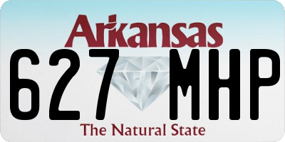 AR license plate 627MHP