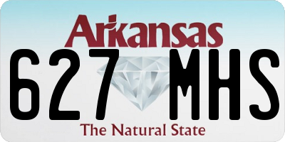 AR license plate 627MHS