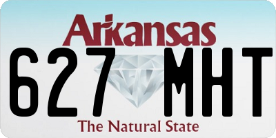 AR license plate 627MHT
