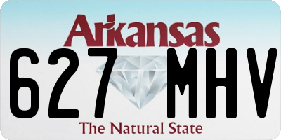 AR license plate 627MHV