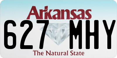 AR license plate 627MHY
