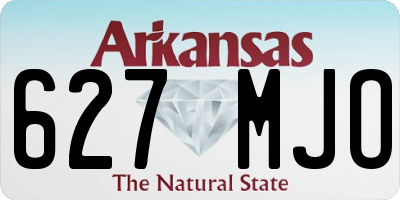 AR license plate 627MJO