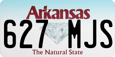 AR license plate 627MJS