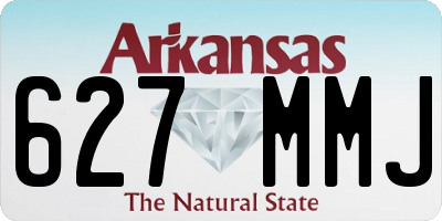 AR license plate 627MMJ