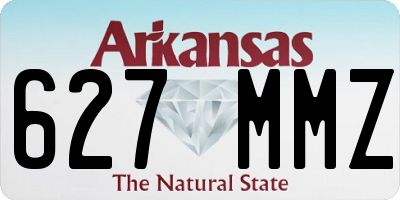 AR license plate 627MMZ