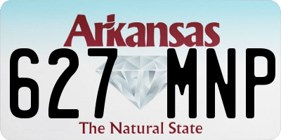 AR license plate 627MNP
