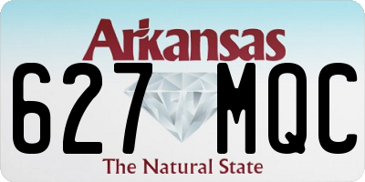 AR license plate 627MQC