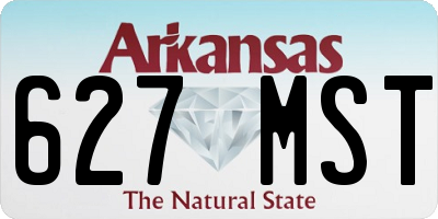 AR license plate 627MST