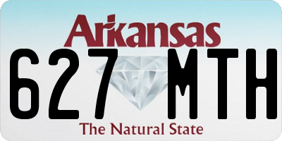 AR license plate 627MTH