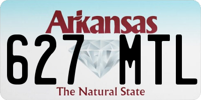 AR license plate 627MTL