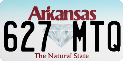 AR license plate 627MTQ