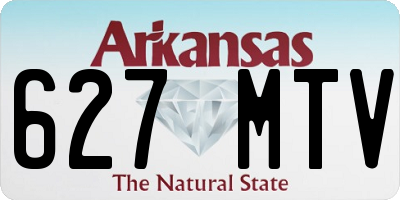 AR license plate 627MTV
