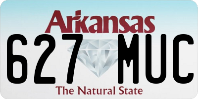 AR license plate 627MUC