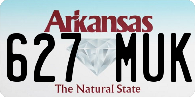 AR license plate 627MUK
