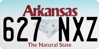 AR license plate 627NXZ
