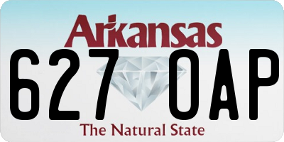 AR license plate 627OAP
