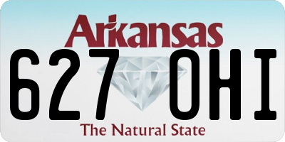 AR license plate 627OHI
