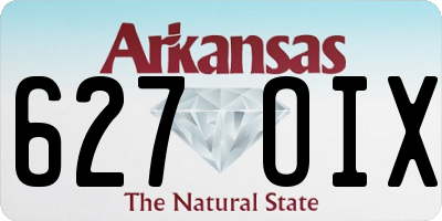 AR license plate 627OIX