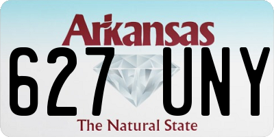 AR license plate 627UNY