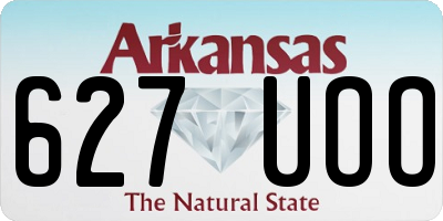 AR license plate 627UOO